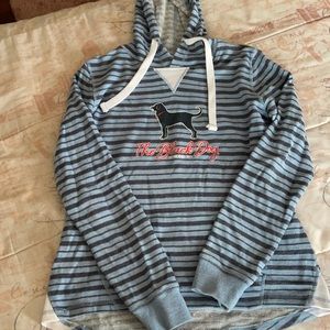 Black Dog Striped Sweater
